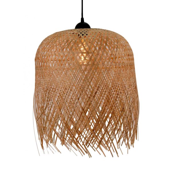 Lindby Solivia hængelampe af bambus