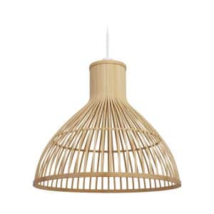 LAFORMA Nathaya loftslampeskærm i bambus med naturlig finish, Ø 60 cm