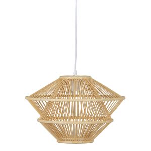 BEPUREHOME Bamboo loftlampe - natur bambus