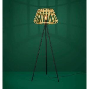 EGLO Stars of Light MONTEZUELO gulvlampe E27 bambus/sort