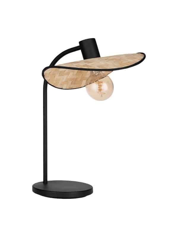 EGLO MARYWELL BORD H465 E27 SORT/BAMBUS