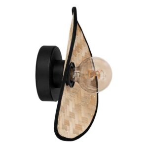 EGLO MARYWELL VÆG 200X300 E27 SORT/BAMBUS