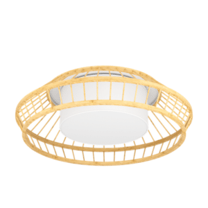 EGLO CONNECT.Z YUKU SMART loftlampe hvid/bambus M/FARVER(RGB) OG TUNABLE WHITE